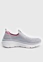 Tenis Skechers Relaxed Fit: D'Lux Walker 2.0 Gris de Skechers