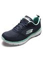 Tenis Running Azul-Verde Skechers Go Forward de Skechers