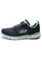 Tenis Running Azul-Verde Skechers Go Forward de Skechers
