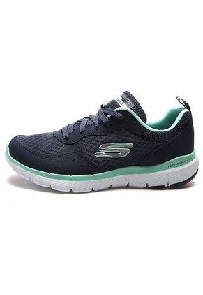 Tenis Running Azul-Verde Skechers Go Forward