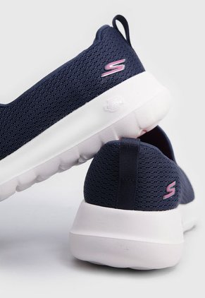 Schechers Mujer Azul Skeches Pefomance, Gowalk Joy Zapatos Paa