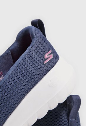 Tenis Walking Azul Navy-Blanco Skechers GO WALK Joy - Aurora