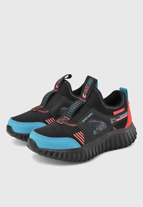 Tenis Lifestyle Negro-Coral-Azul SKECHERS Depth Charge 2.0 - Techno Pointz