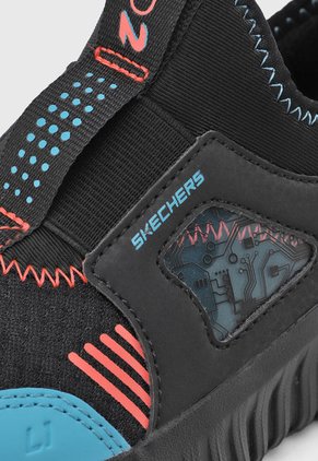 Tenis Lifestyle Negro-Coral-Azul SKECHERS Depth Charge 2.0 - Techno Pointz