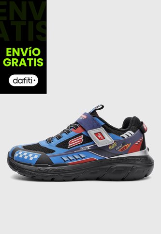 Tenis Lifestyle SKECHERS Skech Tracks Azul Skechers