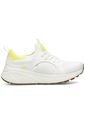 Tenis Running Skechers Bobs Sport Sparrow 2.0 Metro Daisy - Blanco-Amarillo de Skechers