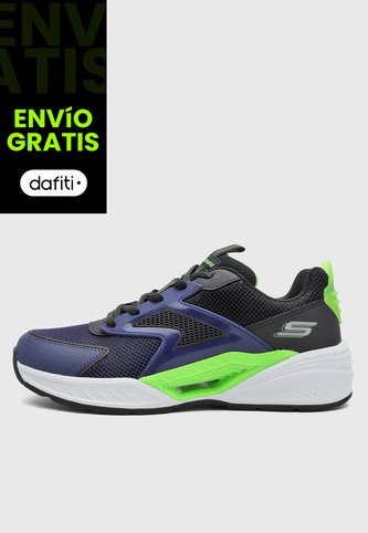 Tenis Lifestyle SKECHERS Techno - Drift Azul Skechers