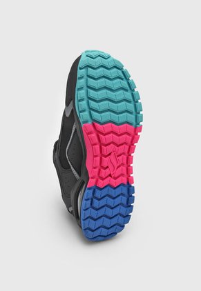 Tenis Lifestyle Negro-Magenta-Azul Skechers Uno Trail - Hot Hikes
