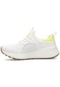 Tenis Running Skechers Bobs Sport Sparrow 2.0 Metro Daisy - Blanco-Amarillo de Skechers