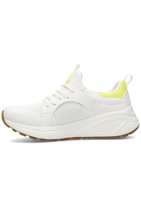 Tenis Running Skechers Bobs Sport Sparrow 2.0 Metro Daisy - Blanco-Amarillo