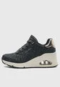 Tenis Lifestyle  SKECHERS Uno Wedge Negro de Skechers
