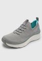 Tenis Walking Gris-Aguamarina Skechers D'Lux Walker-Star Stunner de Skechers