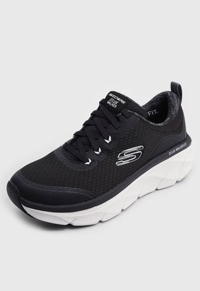 Tenis Walking Negro-Blanco Skechers Relaxed Fit: D'Lux Walker 2.0 - Radiant Rose.