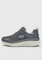 Tenis Training Gris-Beige-Lila Skechers D´Lux Walker - Infinite Motion de Skechers