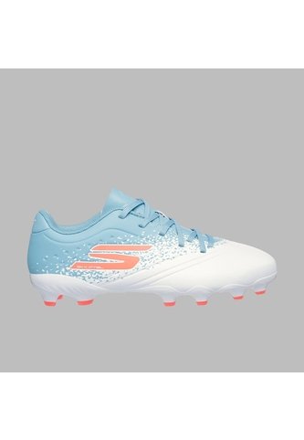 Guayos Skechers Kids Razor 1.5 Jr Youth FG Fútbol | Blanco Terreno Firme Skechers