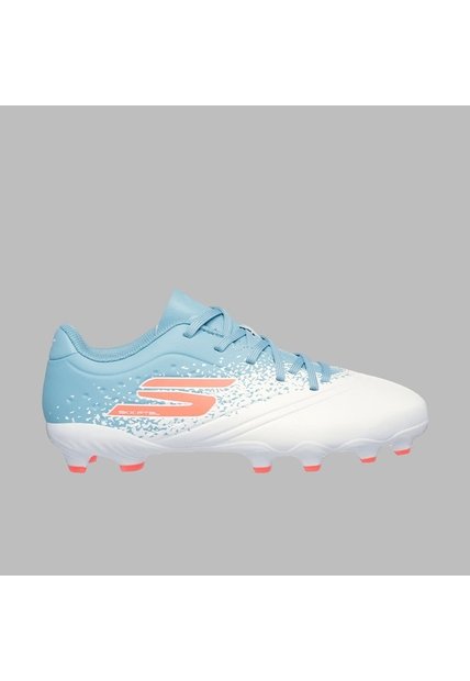 Guayos Skechers Kids Razor 1.5 Jr Youth FG Fútbol | Blanco Terreno Firme