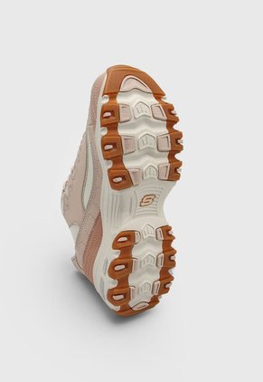 Tenis Lifestyle Palo Rosa-Blanco Skechers D'Lites