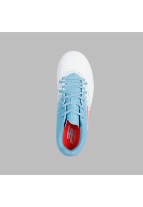 Guayos Skechers Kids Razor 1.5 Jr Youth FG Fútbol | Blanco Terreno Firme