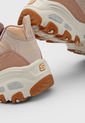 Tenis Lifestyle Palo Rosa-Blanco Skechers D'Lites de Skechers