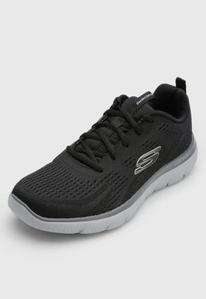 Tenis Training Negro-Gris Skechers Summits - Torre