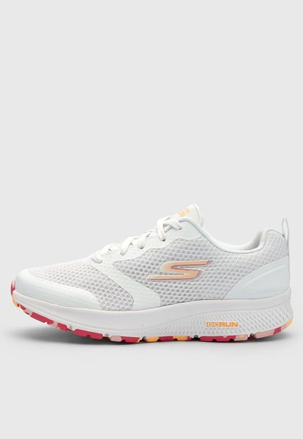 Tenis Running Blanco-Salmón-Magenta Skechers Go Run Consistent-Stamina