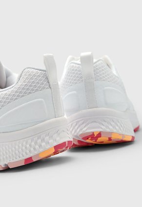 Tenis Running Blanco-Salmón-Magenta Skechers Go Run Consistent-Stamina