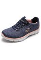 Tenis Running Azul-Rosa-Blanco Skechers Empire See Ya de Skechers