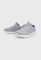 Tenis Lifestyle Gris-Morado-Blanco Skechers de Skechers