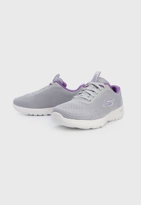 Tenis Lifestyle Gris-Morado-Blanco Skechers