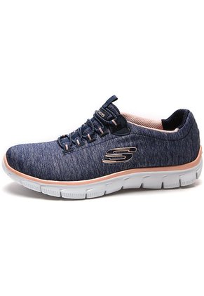 Tenis Running Azul-Rosa-Blanco Skechers Empire See Ya