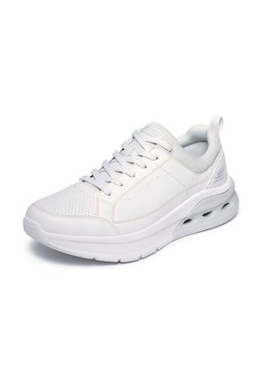 Tenis Skechers Hombre Bobs Arc Waves 2.0 Memory Foam Blanco