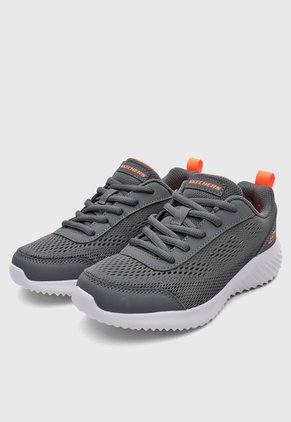 Tenis Lifestyle SKECHERS Bounder Gris Oscuro