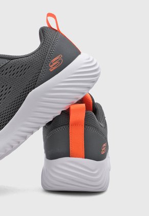 Tenis Lifestyle SKECHERS Bounder Gris Oscuro