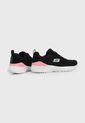 Tenis Training Negro-Blanco-Rosa-Azul Skechers Skech-air Dynamight de Skechers