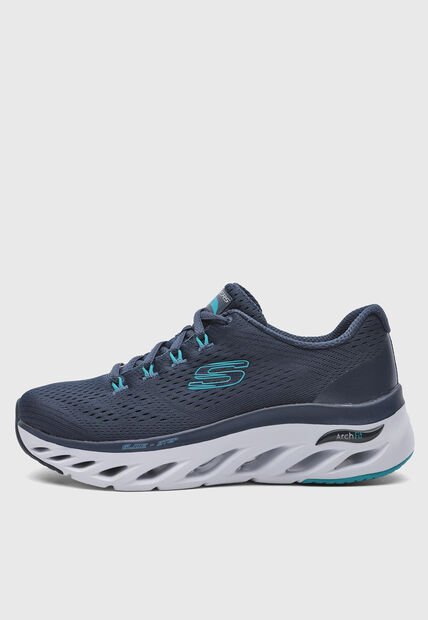 Tenis SKECHERS Arch Fit Glide Step Azul