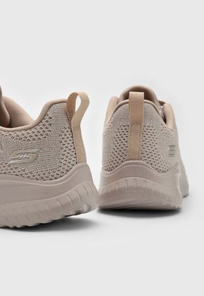 Tenis Training Palo Rosa Skechers Bobs Squad Chaos