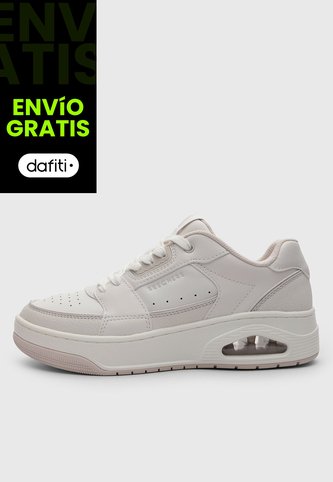 Tenis Lifestyle SKECHERS Uno - Courted Style Beige Claro Skechers