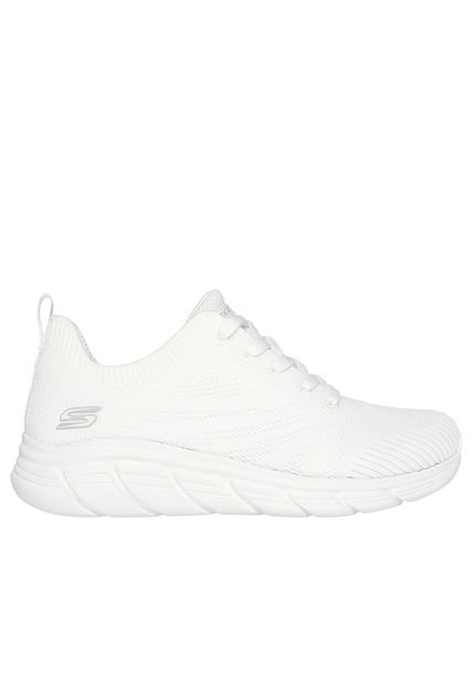 TENIS SKECHERS MUJER 117591WHT BOBS B FLE Talla 6.5