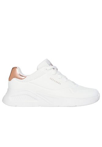 Tenis Mujer Skechers Uno Lite Shimmeralong - Blanco Skechers