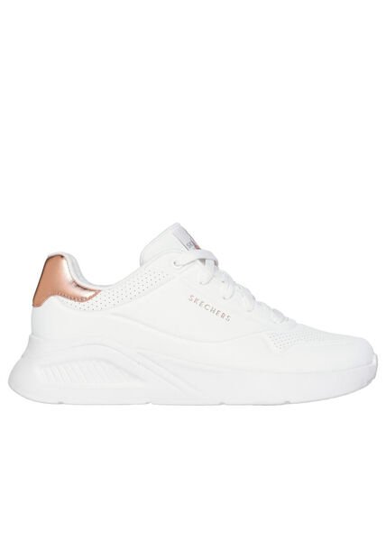 Tenis Mujer Skechers Uno Lite Shimmeralong - Blanco