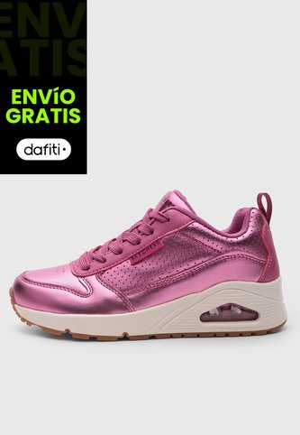 Tenis Lifestyle SKECHERS Uno - Metallixs Rosa Skechers