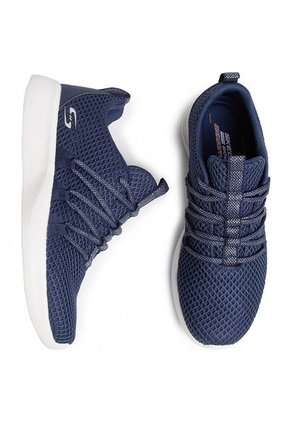 Tenis Lifestyle Skechers Bobs Squad 2 Mega Glam - Azul-blanc