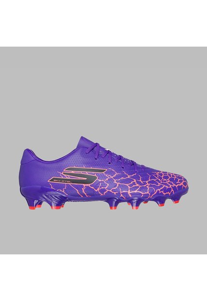 Guayos Skechers Hombre Skx 1.5 Academy FG - Morado - Fútbol | Césped Natural
