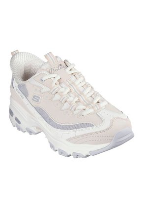 Tenis Skechers Mujer D'Lites Smooth Nostalgia - Beige