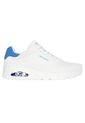 Tenis Hombre Skechers Uno Suited On Air - Blanco-Azul de Skechers