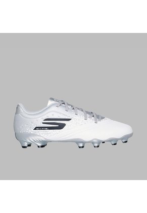 Guayos Skechers Niño Razor 1.5 Jr Youth FG - Blanco - Fútbol | Césped Natural