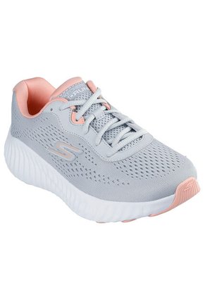 Tenis Mujer Skechers GO RUN Now - Gris Claro Con Blanco