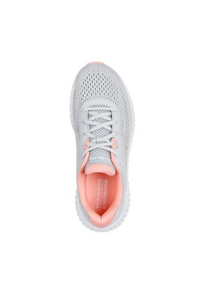 Tenis Mujer Skechers GO RUN Now - Gris Claro Con Blanco