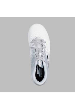Guayos Skechers Niño Razor 1.5 Jr Youth FG - Blanco - Fútbol | Césped Natural