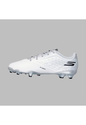 Guayos Skechers Niño Razor 1.5 Jr Youth FG - Blanco - Fútbol | Césped Natural